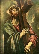 El Greco christ bearing the cross oil